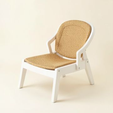 Flint Arc Outdoor Lounge Chair (synthetic illustration; no displayed measurements)