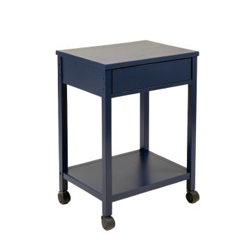Elm Dale Empty Rolling Workshop Cart - Navy