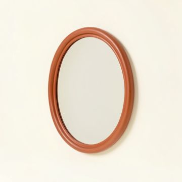 Spruce Canyon Framed Wall Mirror - Terracotta (synthetic illustration; no displayed measurements)