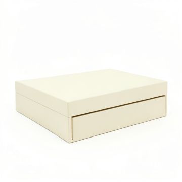 Summit Bend Desktop Monitor Riser - Cream (synthetic illustration; no displayed measurements)