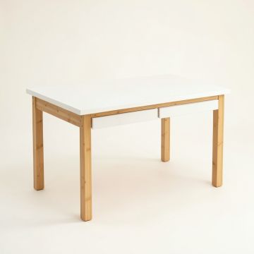 Ash Dell Empty Workshop Workbench - White (synthetic illustration; no displayed measurements)