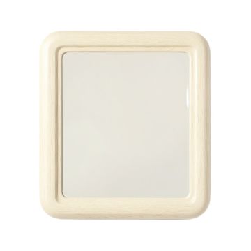 Harbor Branch Framed Wall Mirror - Cream