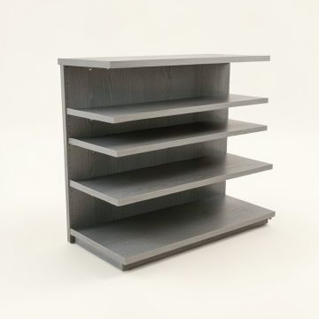 Meadow Falls Desktop Shelving Unit - Gray (synthetic illustration; no displayed measurements)