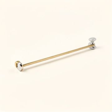 Faux Marble Urn Decorative Single Curtain Rod & Hardware Set (synthetic illustration; no displayed measurements)