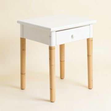 Ash Dell Side Table - White (synthetic illustration; no displayed measurements)