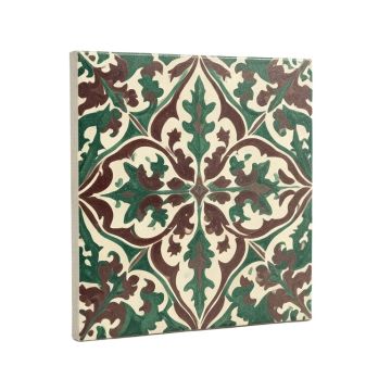 Pharsalia 2 '' X 2 '' Porcelain Arabesque Mosaic Wall & Floor Tile