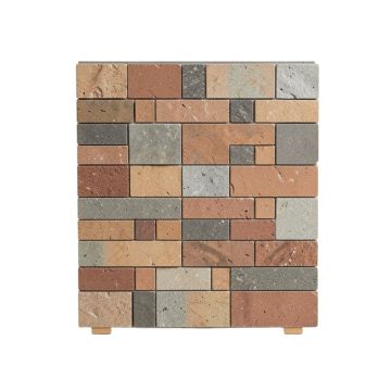 Brick Random Sized 0.6 '' X 1 '' Mosaic Tile