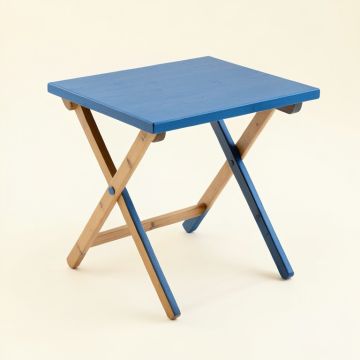 Wren Brook Compact Balcony Table - Blue (synthetic illustration; no displayed measurements)