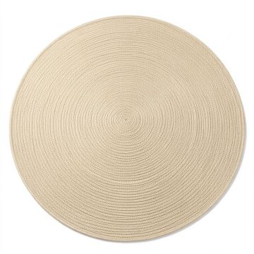 Stone Bluff Round Area Rug - Beige (synthetic illustration; no displayed measurements)