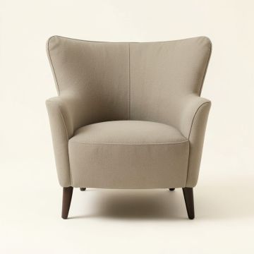 Swineford 26.75 '' Wide Polyester Wingback Chair (synthetic illustration; no displayed measurements)