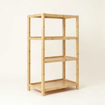 Olive Arc Empty Seed-Starting Shelving Unit Without Lights - Beige (synthetic illustration; no displayed measurements)