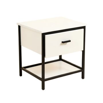 Urbana 1 Drawer Iron Nightstand