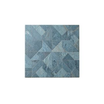 Holly Bend Uninstalled Square Decorative Tile - Blue
