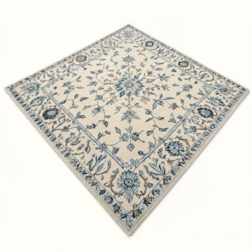 Boho Odesa Floral Ivory/Blue Area Rug (synthetic illustration; no displayed measurements)