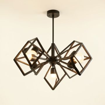 Dittman 6 - Light Unique / Statement Geometric Chandelier (synthetic illustration; no displayed measurements)