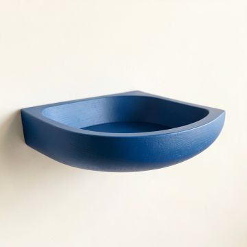 Moss Bend Wall-Mounted Cat Perch - Blue (synthetic illustration; no displayed measurements)