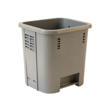 Alder Branch Closed Garden Compost Bin - Gray (synthetic illustration; no displayed measurements)