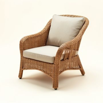 Karan And Wicker Lane Patio Chair (synthetic illustration; no displayed measurements)