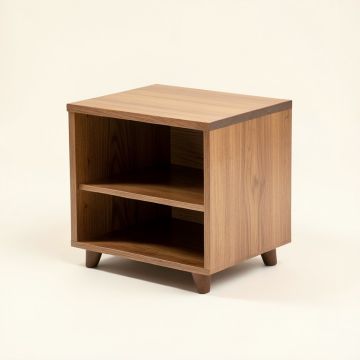 Dimaggio Solid Wood End Table With Storage (synthetic illustration; no displayed measurements)