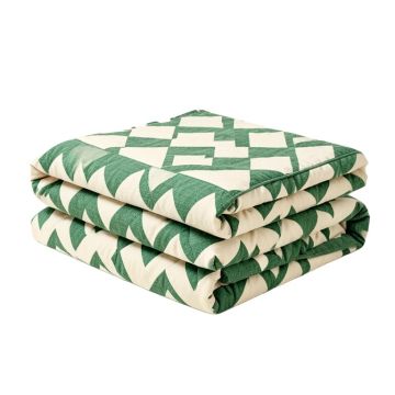 Pederson Reversible Geometric Coverlet Set