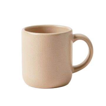 Hazel Bend Ceramic Mug - Beige