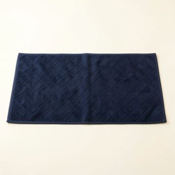 Flint Canyon Bath Mat - Navy (synthetic illustration; no displayed measurements)