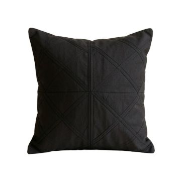 Stone Crest Filled Accent Pillow - Black