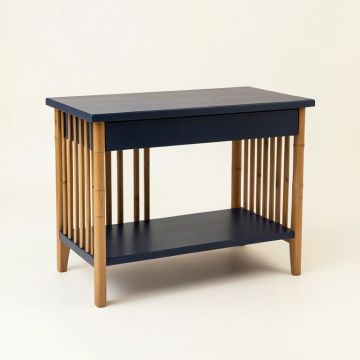 Moss Branch Small Writing Desk - Navy (synthetic illustration; no displayed measurements)
