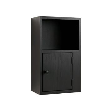 Reed Bend Wall-Mounted Entry Cabinet - Black