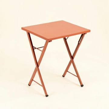 Reed Canyon Compact Balcony Table - Terracotta (synthetic illustration; no displayed measurements)
