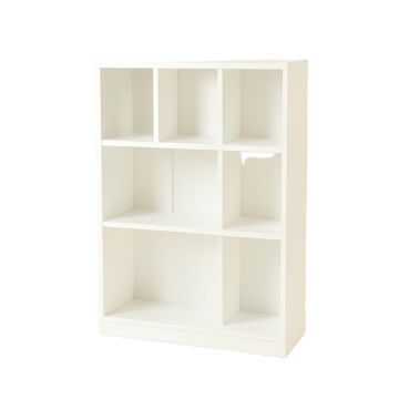 Oak Canyon Freestanding Bookcase - White