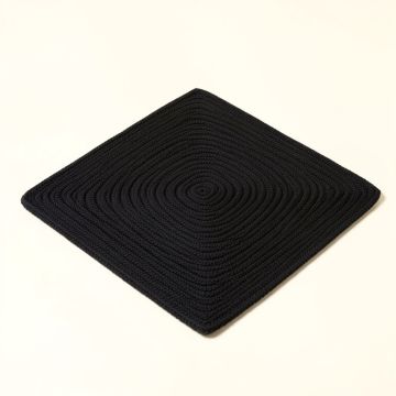 Roswell Ombre Braided Cotton Black Area Rug (synthetic illustration; no displayed measurements)