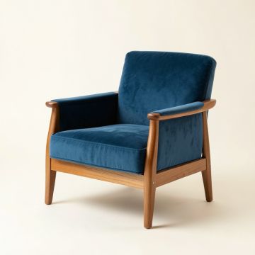Cove Falls Upholstered Armchair - Blue (synthetic illustration; no displayed measurements)