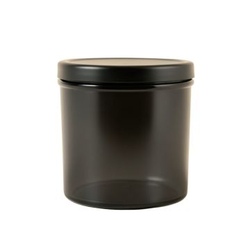 Cedar Branch Storage Canister With Lid - Black