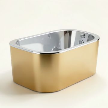 59 '' X 32 '' Freestanding Soaking Acrylic Bathtub (synthetic illustration; no displayed measurements)