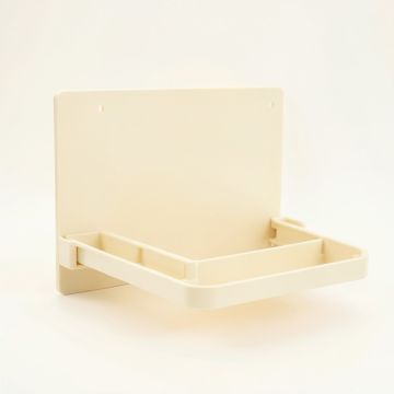 Lake Dell Empty Wall-Mounted Tool Organizer Panel - Ivory (synthetic illustration; no displayed measurements)