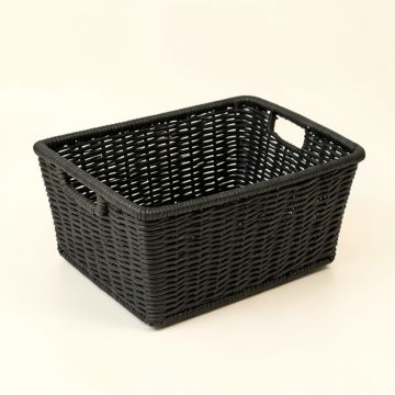 Field Bend Empty Storage Basket - Black (synthetic illustration; no displayed measurements)