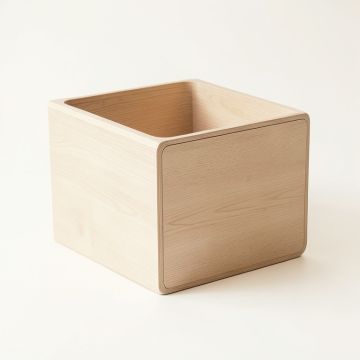 Juniper Field Empty Furniture-Style Litter Enclosure - Beige (synthetic illustration; no displayed measurements)