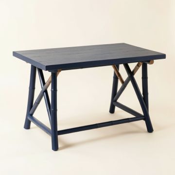 Rowan Crossing Empty Workshop Workbench - Navy (synthetic illustration; no displayed measurements)