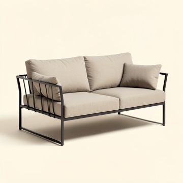 Catalina Outdoor Sofa With Cushions (synthetic illustration; no displayed measurements)