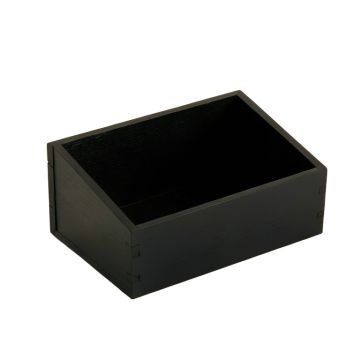 Spruce Arc Low Toy Storage Unit - Black