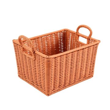 Stone Bluff Empty Storage Basket - Terracotta (synthetic illustration; no displayed measurements)