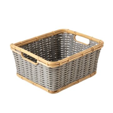 Cove Brook Empty Storage Basket - Gray