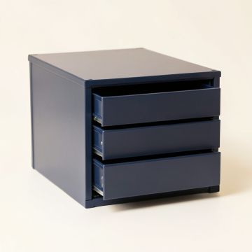 Bay Arc Small-Parts Storage Drawer Cabinet (synthetic illustration; no displayed measurements)