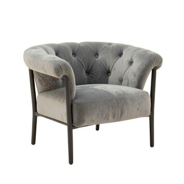 Poynor 26 '' Wide Tufted Velvet Armchair