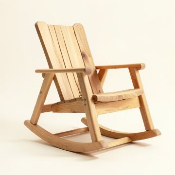 Eberly Outdoor Traditional Rocking Chair (synthetic illustration; no displayed measurements)