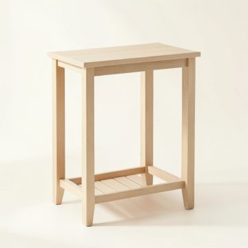 Shore Arc Freestanding Laundry Folding Counter - Beige (synthetic illustration; no displayed measurements)