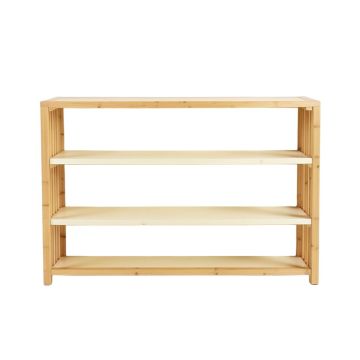 Linden Arc Low Bookcase - Cream