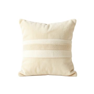 Flint Bridge Filled Accent Pillow - Cream