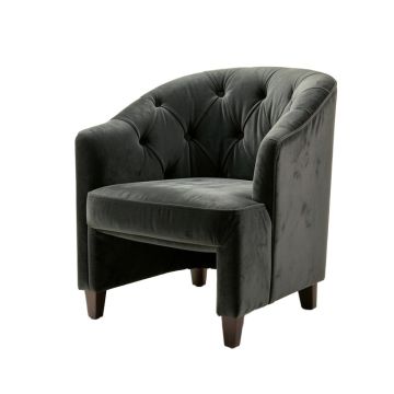 Auvray Tufted Velvet Side Chair